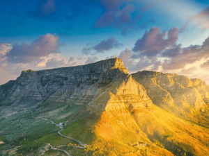 last light on table mountain
